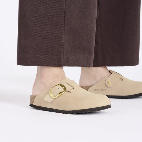 Unisex Boston Big Buckle Nubuck Suede