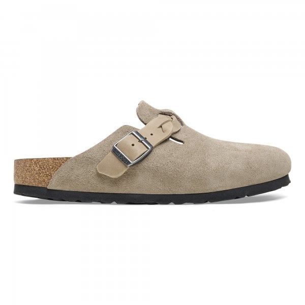 Unisex Boston Braided Regular Fit in Taupe Suede