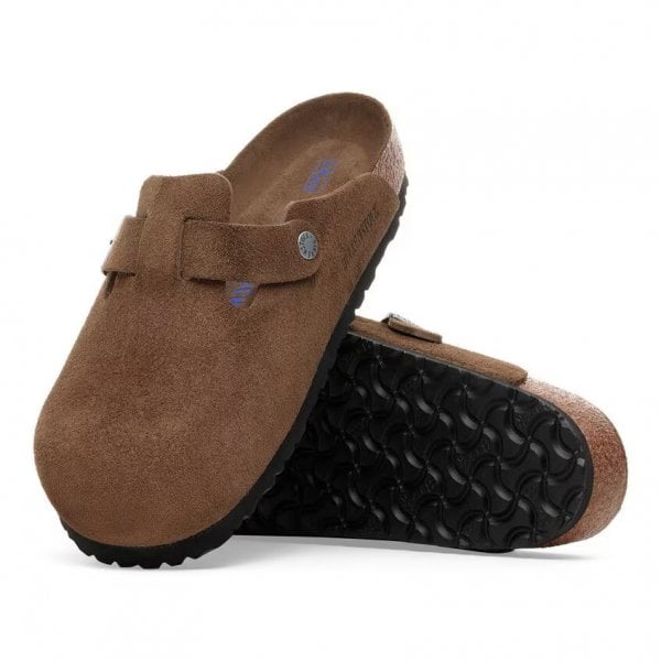 Unisex Boston Suede Regular Fit in Dark Tea