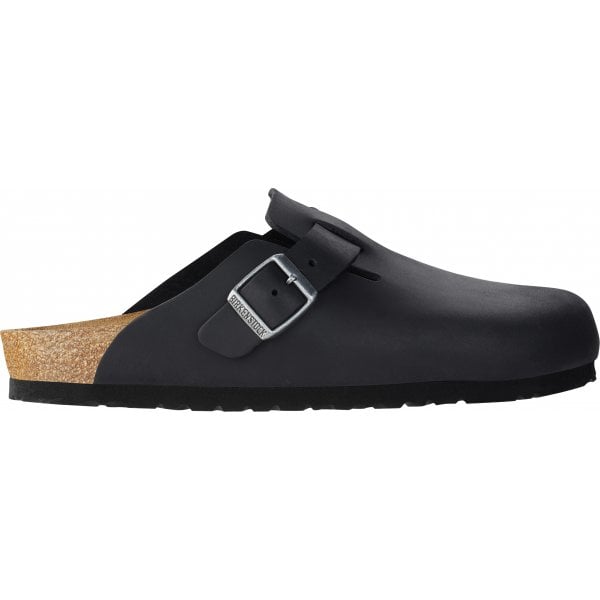 Unisex Boston in Black Leather RF