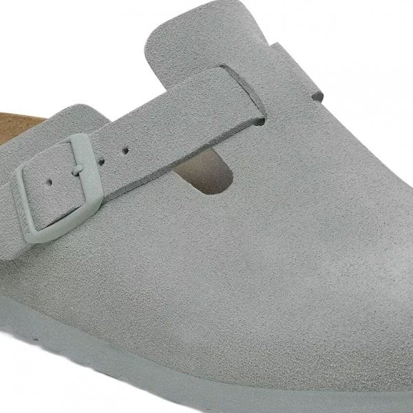 Unisex Boston in Pure Sage Suede