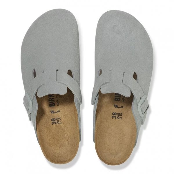 Unisex Boston in Pure Sage Suede