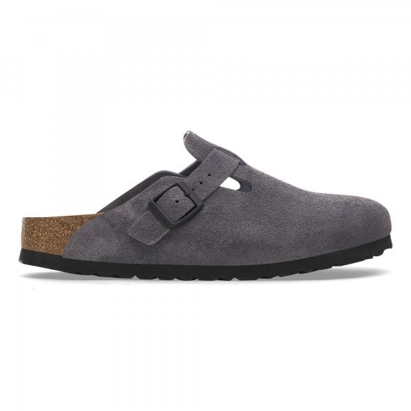 Unisex Boston in Velvet Grey Suede Regular Fit