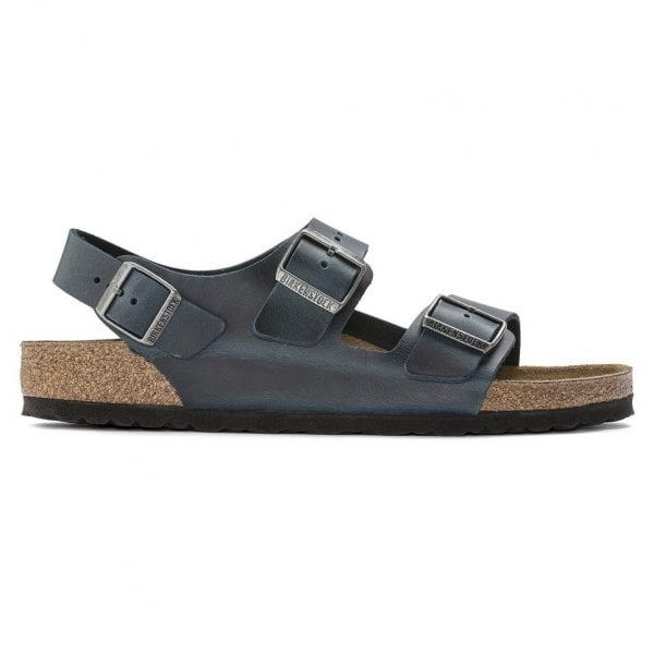 Unisex Milano Oiled Leather in Insignia Blue Reg