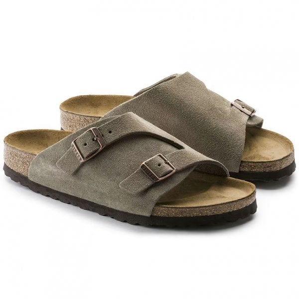 Unisex Zurich Suede Leather in Taupe