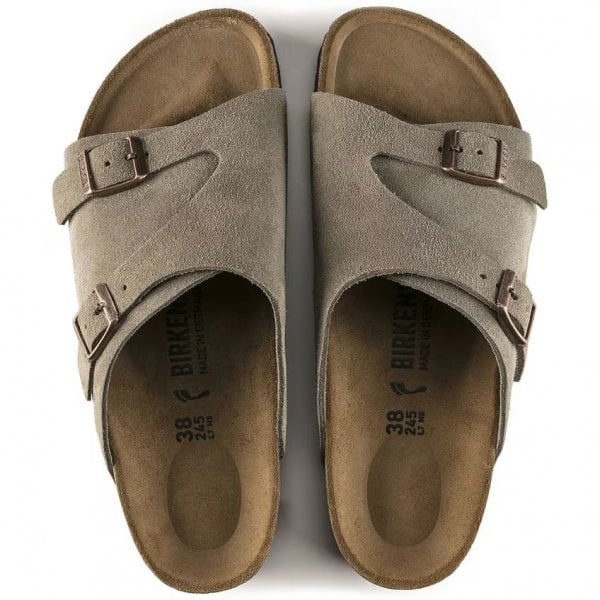 Unisex Zurich Suede Leather in Taupe