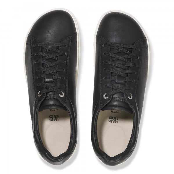 Womens Bend Low Trainer in Black Leather Regular fit