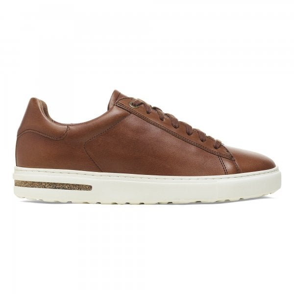 Womens Bend Low Trainer in Cognac Leather Narrow