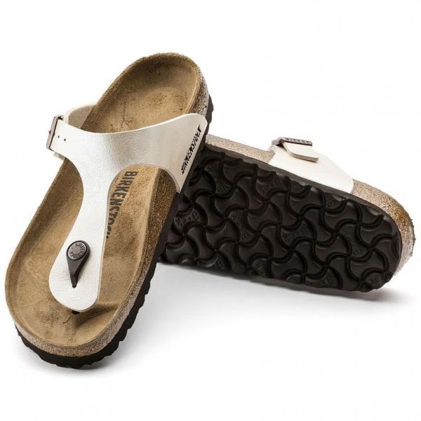 Womens Gizeh Graceful Regular Fit Sandal in Pearl White