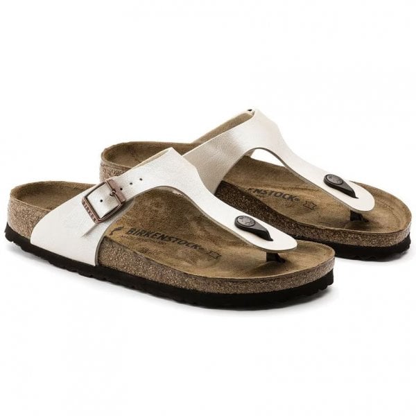 Womens Gizeh Graceful Regular Fit Sandal in Pearl White
