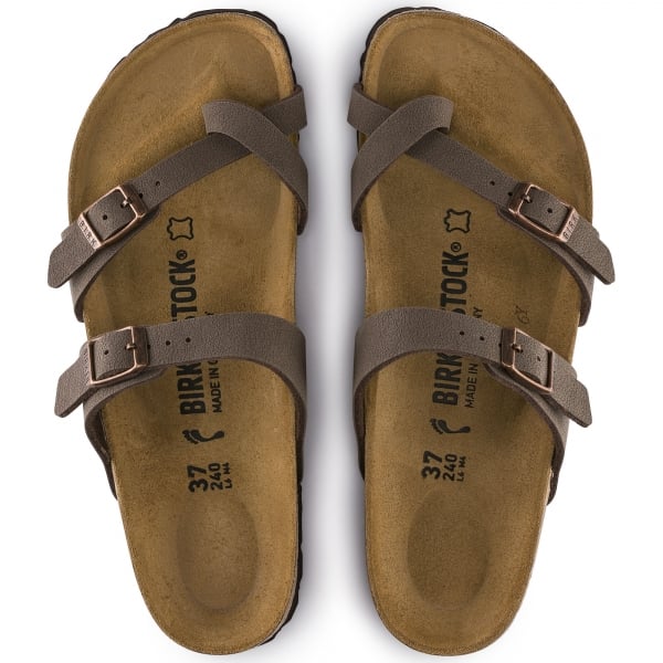 Womens Mayari Birko-Flor Nubuck in Mocca Regular Fit 71061