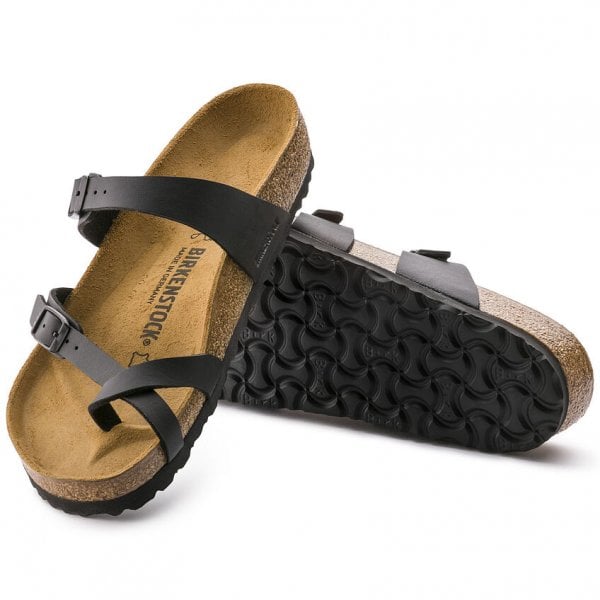 Womens Mayari Birko Flor Regular Fit Sandal in Black
