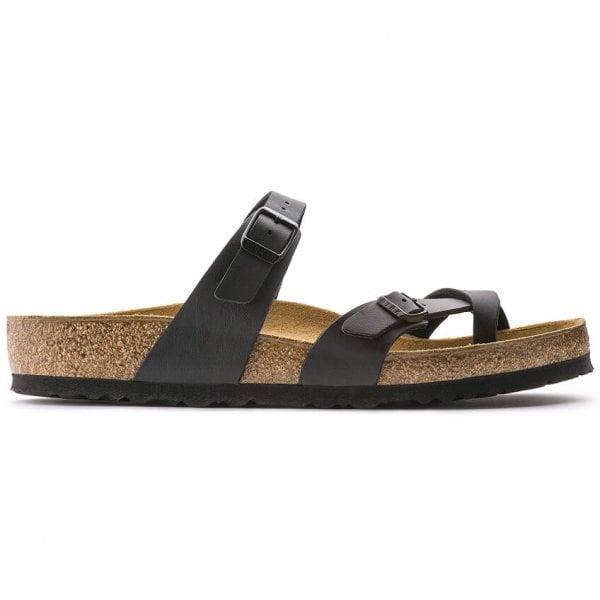 Womens Mayari Birko Flor Regular Fit Sandal in Black