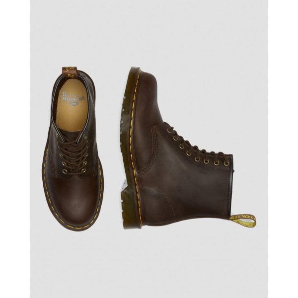 1460 Boot in Dark Brown Crazy Horse