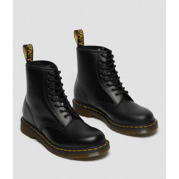 1460 Leather Ankle Boot in Black Smooth