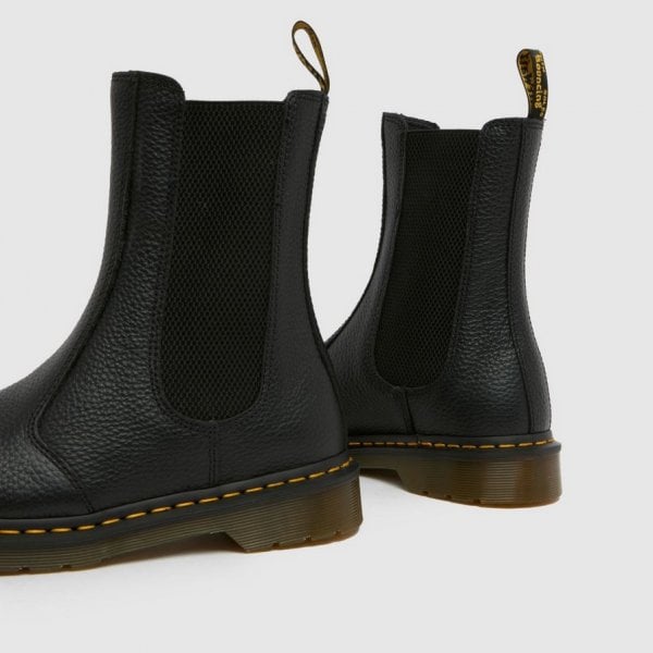 2976 Hi Chelsea Boot In Black Milled Nappa