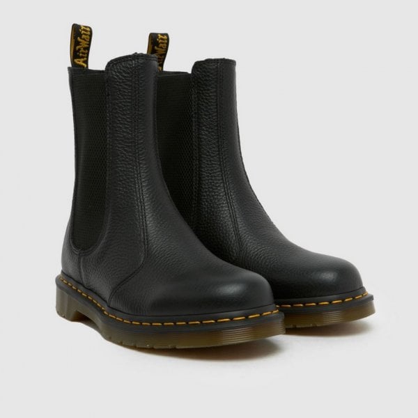 2976 Hi Chelsea Boot In Black Milled Nappa