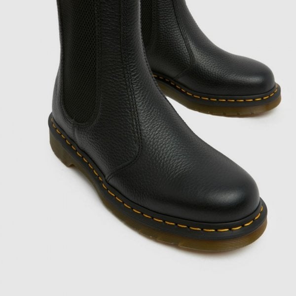 2976 Hi Chelsea Boot In Black Milled Nappa