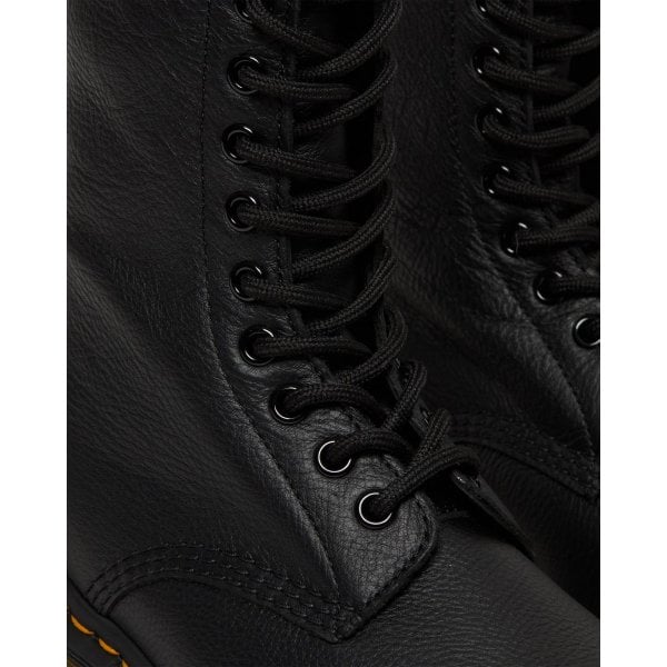 Dr. Martens Womens 1490 Virginia Leather High Boots in Black