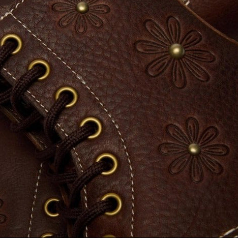1460 Pascal Flower in Dark Brown Grizzly