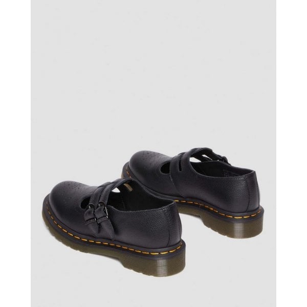 Womens 8065 Mary Jane Virginia leather shoes in Black