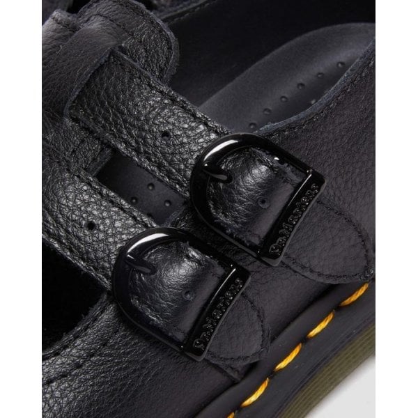 Womens 8065 Mary Jane Virginia leather shoes in Black