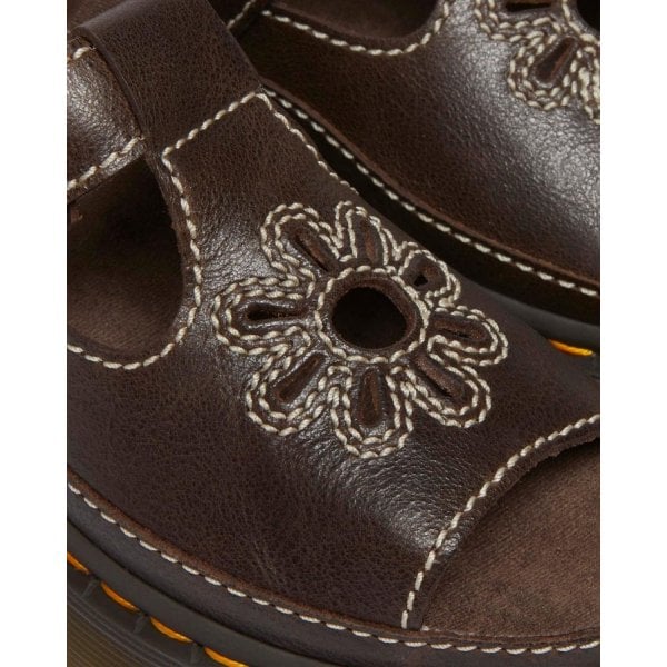 Womens Dunnet Flower Sandal AR Rogue in Brown