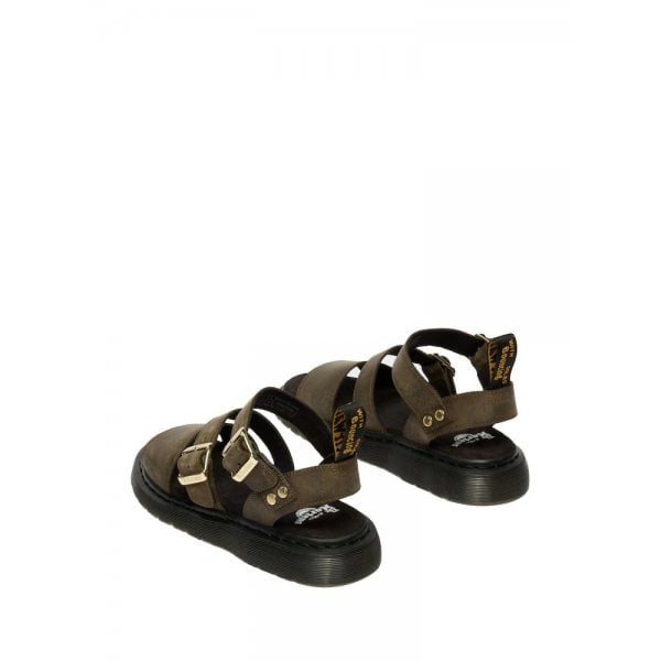 Womens Gryphon Sandals in DMS Olive Wyoming
