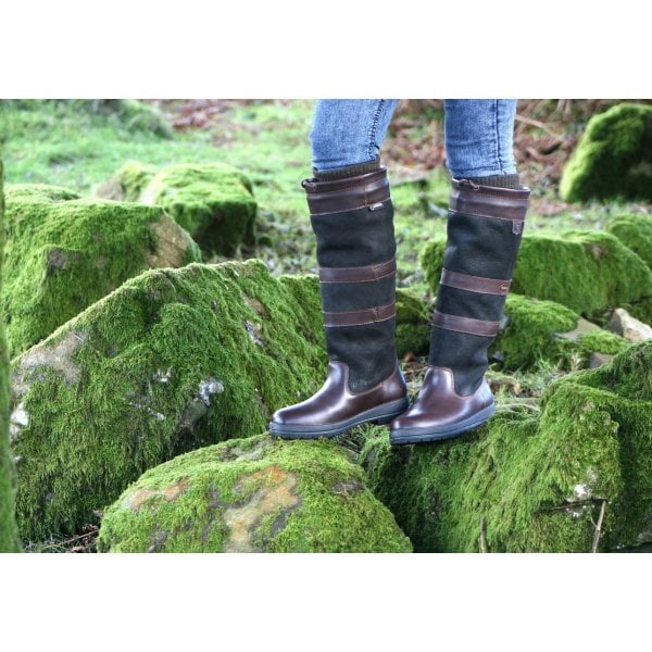 Galway Country Boot in Black/Brown
