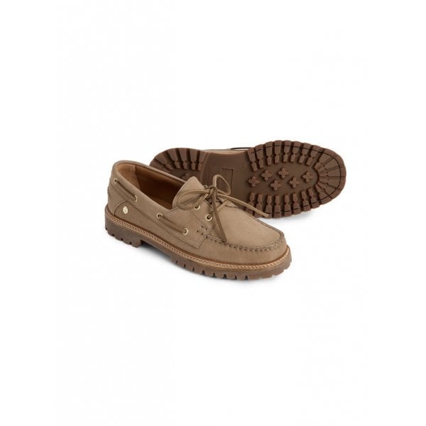 Aldeburgh Deck Shoe in Fawn Nubuck