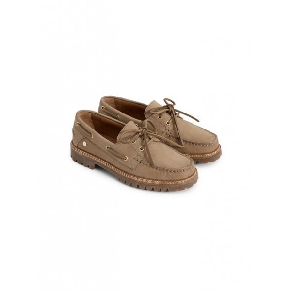 Aldeburgh Deck Shoe in Fawn Nubuck