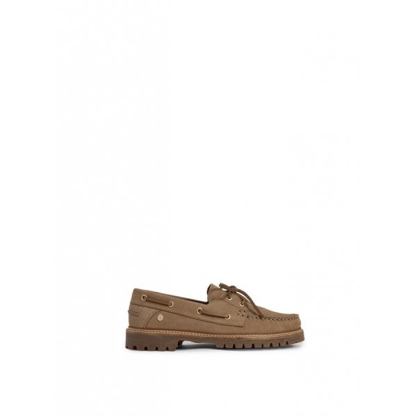 Aldeburgh Deck Shoe in Fawn Nubuck