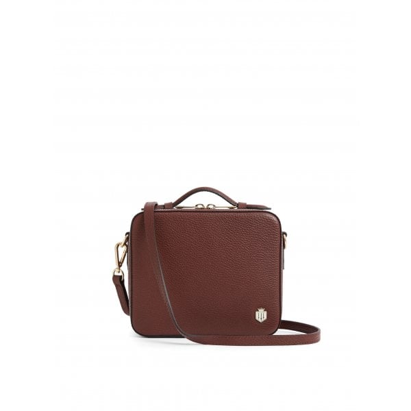 Buckingham Cross Body Bag in Burgundy Leather