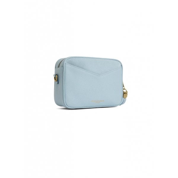 Finsbury Cross Body Bag in Sky Blue Suede