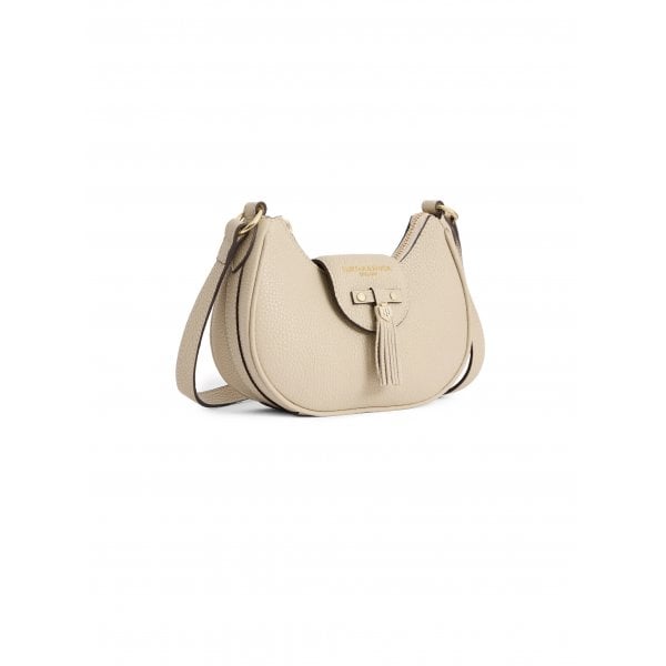 Micro Windsor Cross Body in Stone Leather