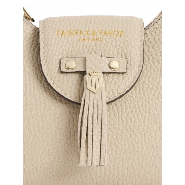 Micro Windsor Cross Body in Stone Leather