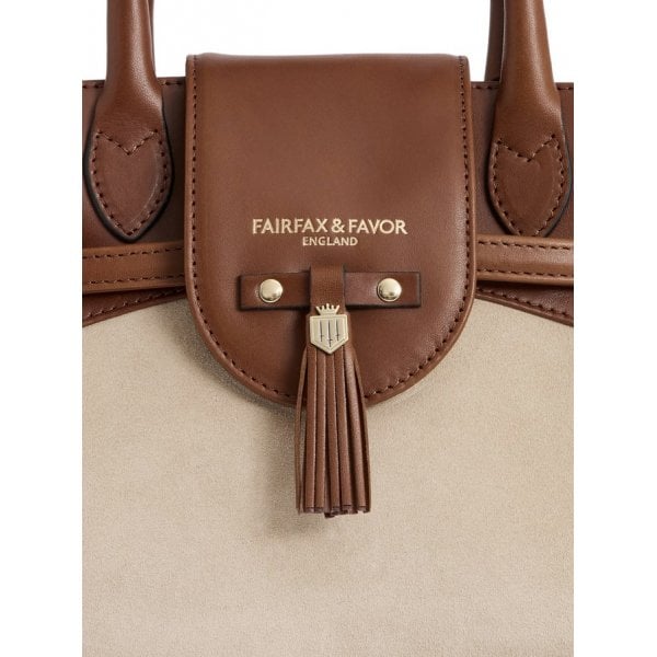 Mini Windsor Bag in Tan/Stone Leather