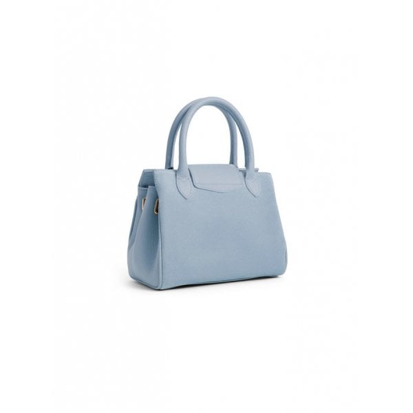 Mini Windsor Handbag in Sky Blue Suede