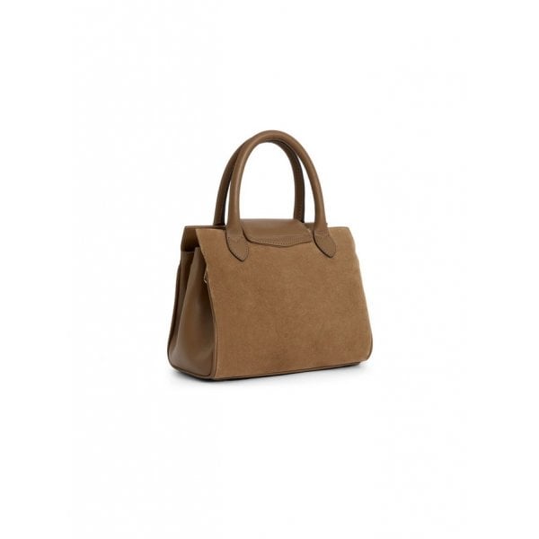 Mini Windsor in Harlequin Tan Suede