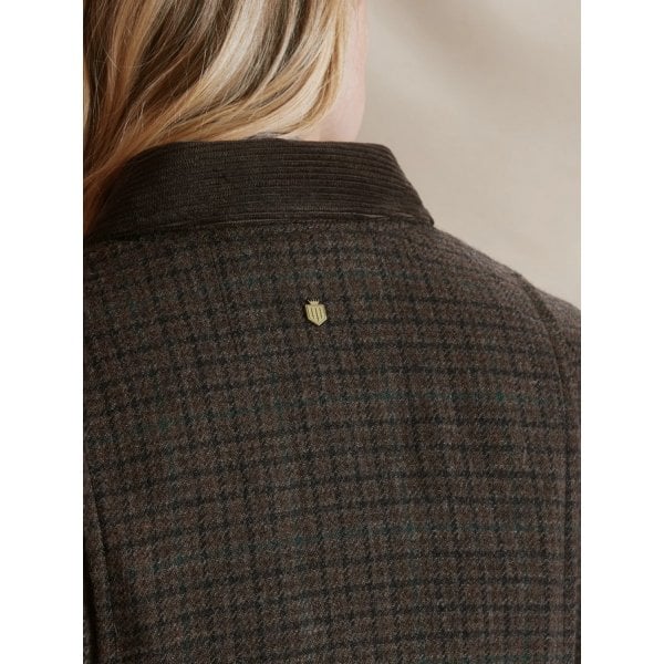 Willow Wool Country Coat in Bark