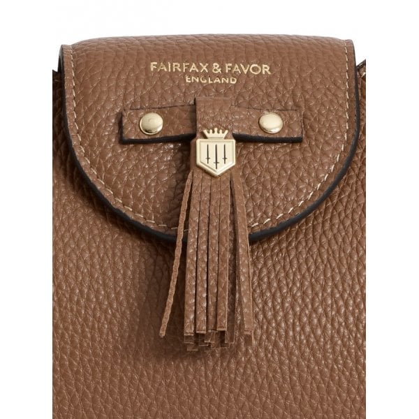 Windsor Shoulder Bag in Tan Leather