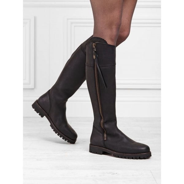 Explorer Boot in Black Leather