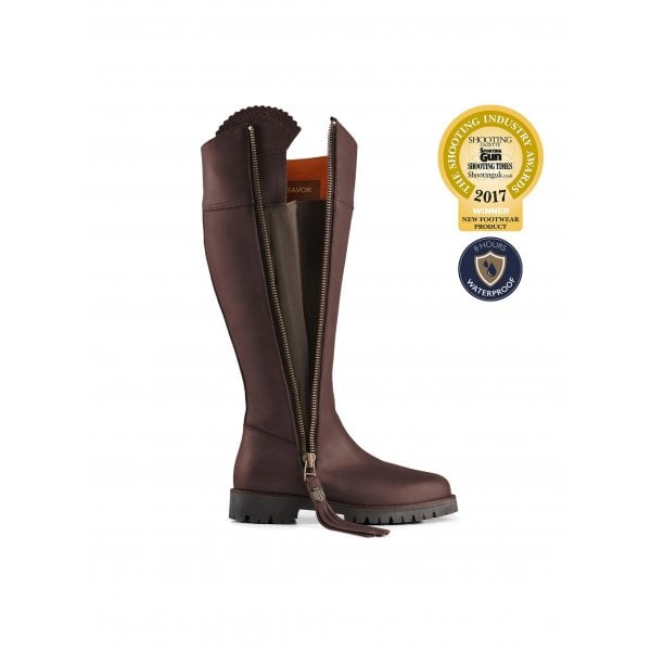 Womens Explorer Regular Fit Boot in Mahogany Leather