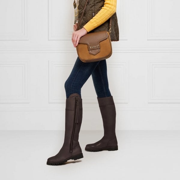 Womens Explorer Regular Fit Boot in Mahogany Leather