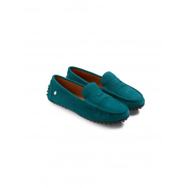 Womens Hemsby Driver in Ocean Suede