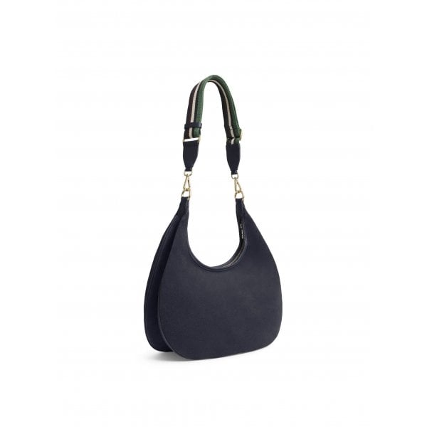 Richmond Hobo Bag in Navy Suede