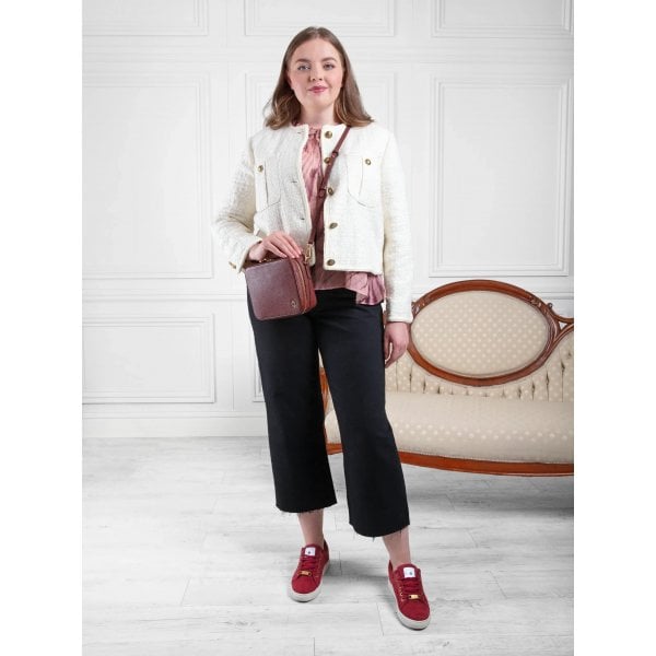 Womens Richmond Trainer in Ruby Suede