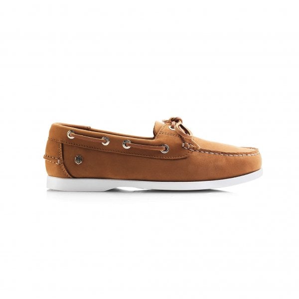 Womens Salcombe Deck Shoe in Tan