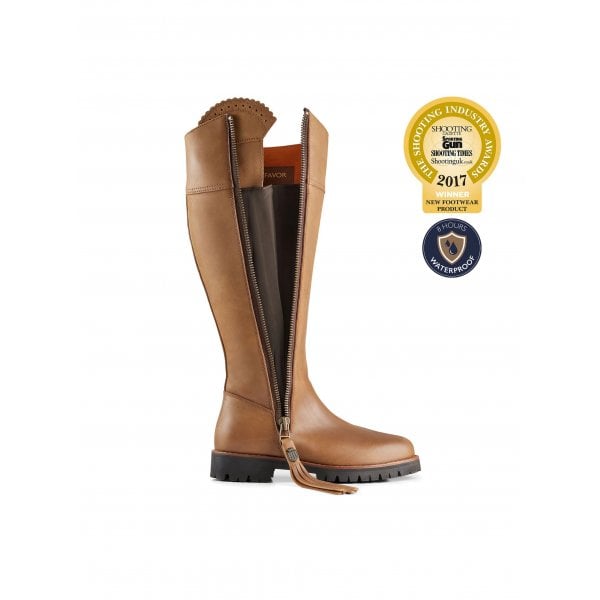 Womens Waterproof Explorer Boot in Oak Leather