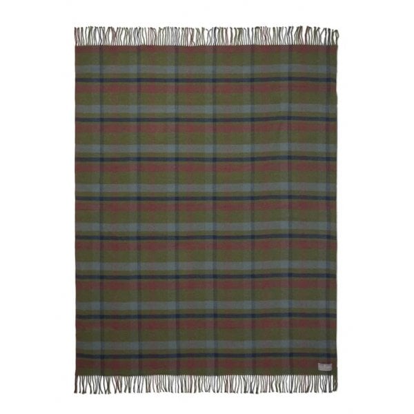 Outdoor Blanket in Green Check